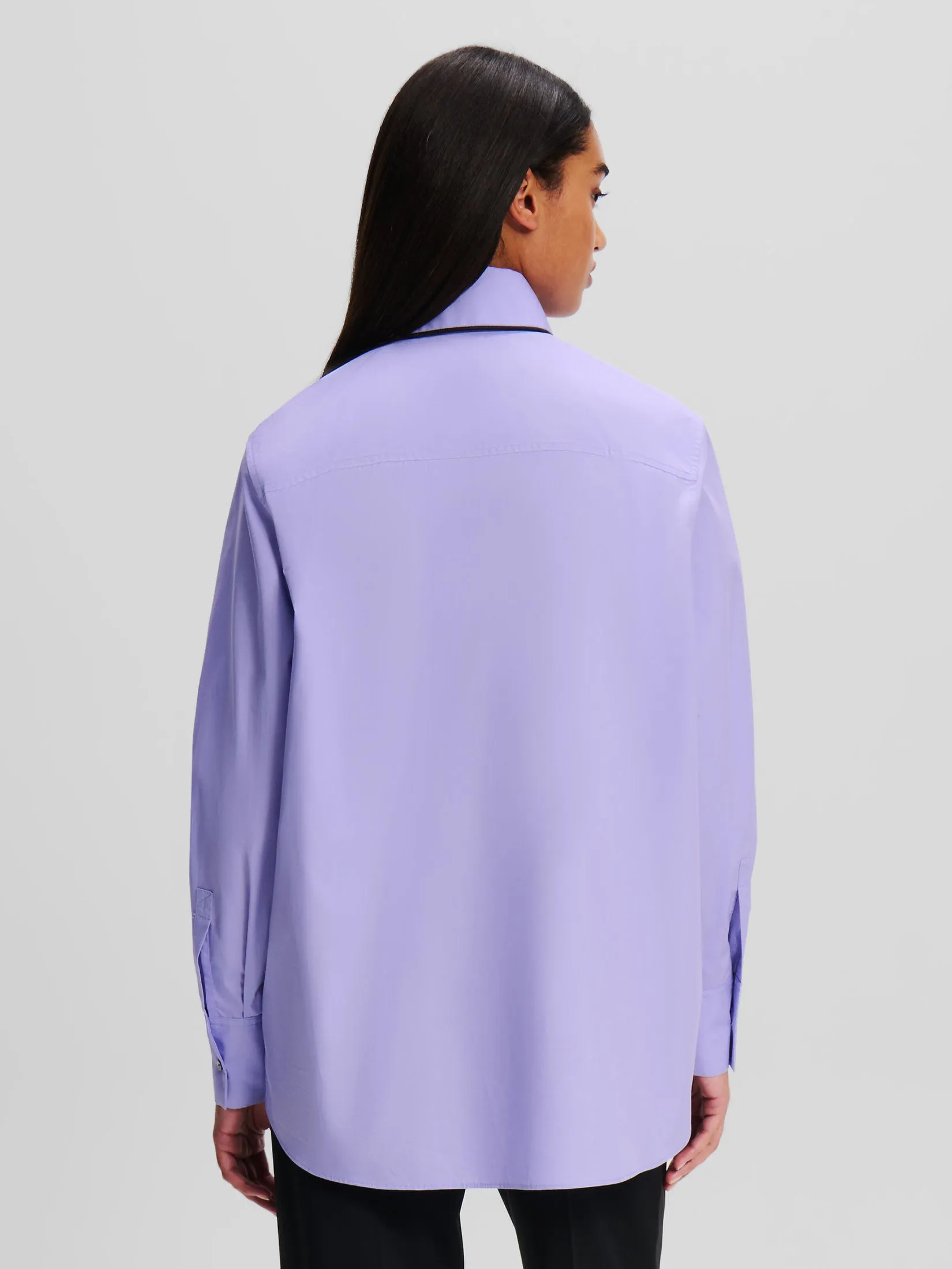 SIGNATURE COLLAR POPLIN SHIRT