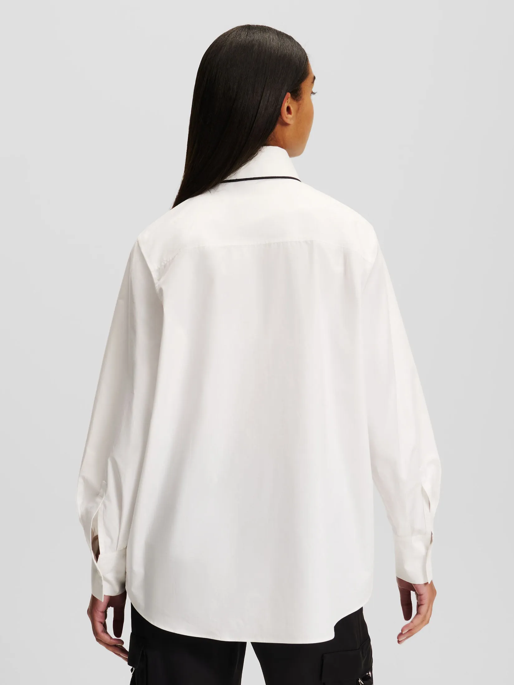 SIGNATURE COLLAR POPLIN SHIRT