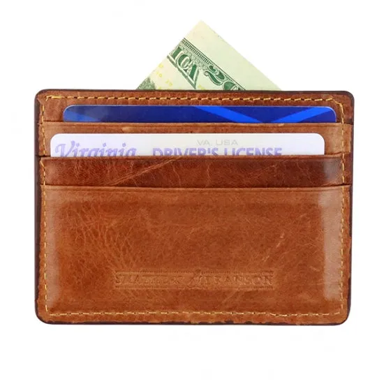 Smathers & Branson Black Lab Walking Needlepoint Card Wallet - Classic Navy