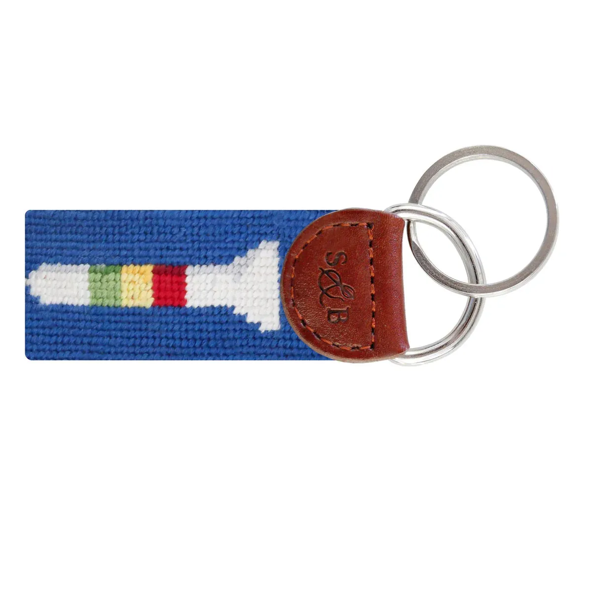 Smathers & Branson Golf Tees Key Fob - Blueberry
