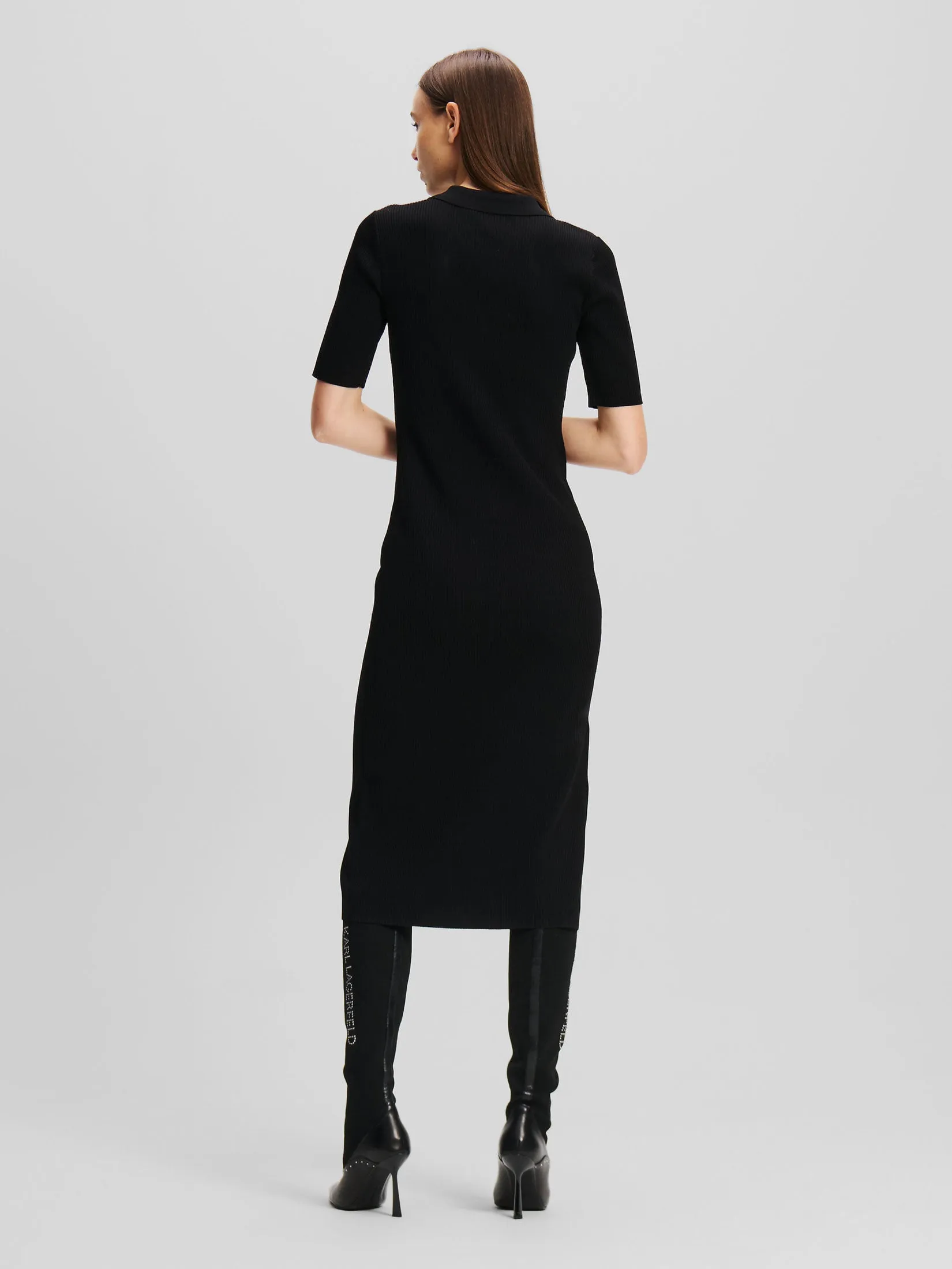 SSLV LOGO KNIT DRESS