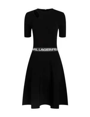 SSLV LOGO KNIT DRESS