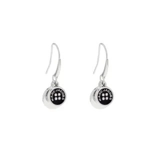 THE BUTTON DROP EARRINGS
