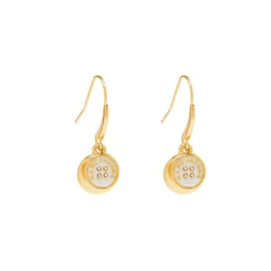THE BUTTON DROP EARRINGS