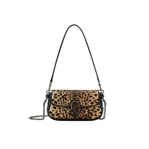 THE CHEETAH HAIRCALF CLOVER SHOULDER BAG