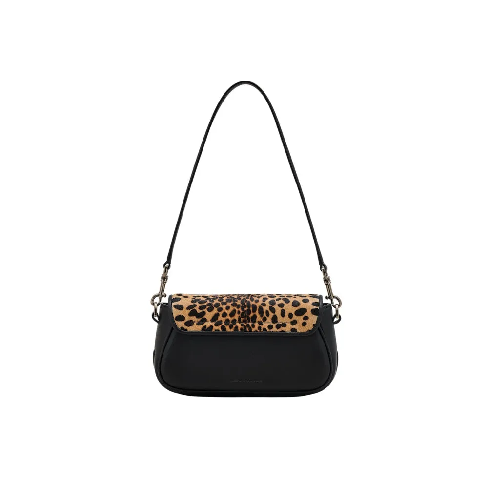 THE CHEETAH HAIRCALF CLOVER SHOULDER BAG