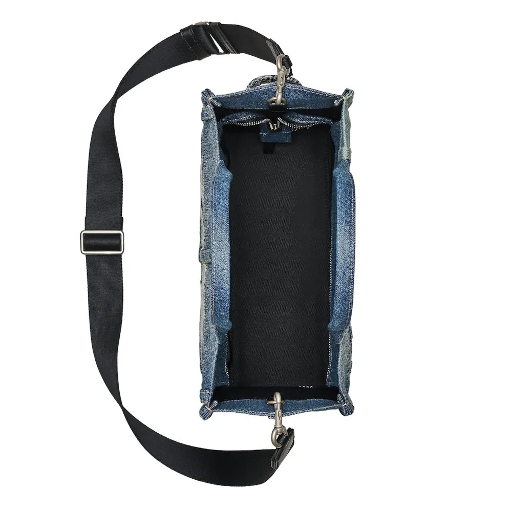THE DECONSTRUCTED DENIM MEDIUM TOTE BAG