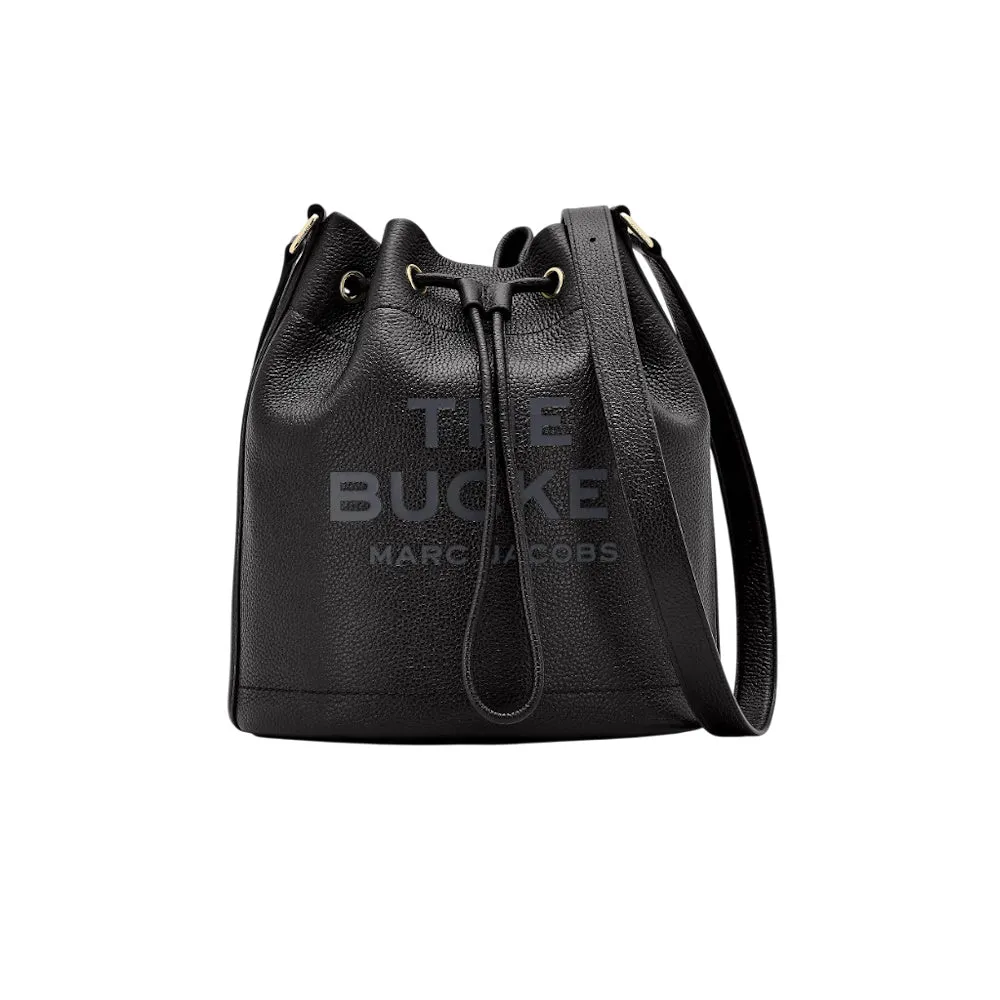 THE LEATHER LARGE BUCKET BAG