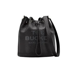 THE LEATHER LARGE BUCKET BAG