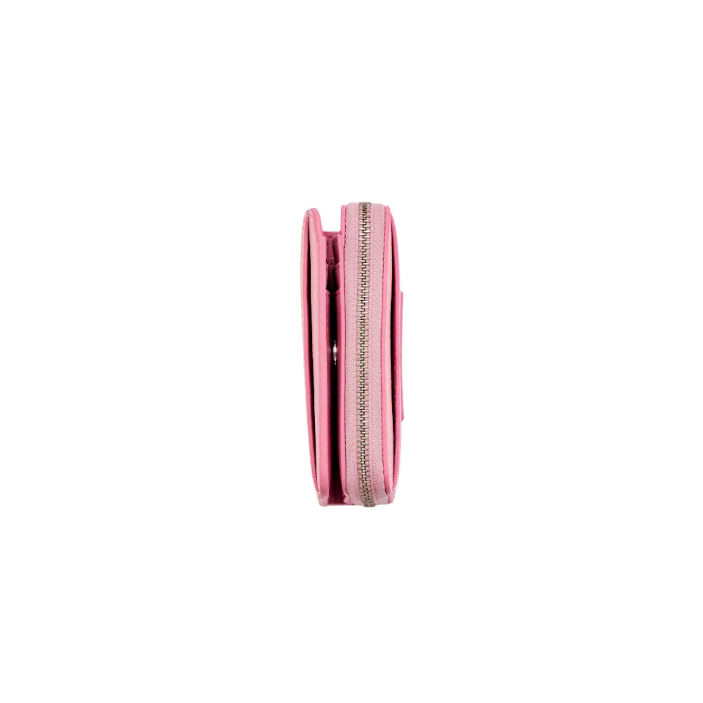 THE LEATHER MINI COMPACT WALLET