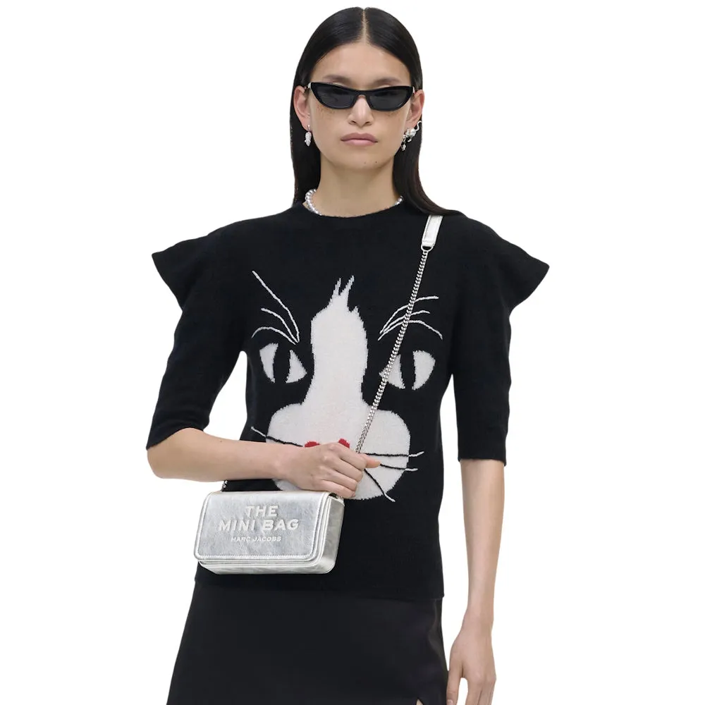 THE METALLIC LEATHER CHAIN MINI BAG