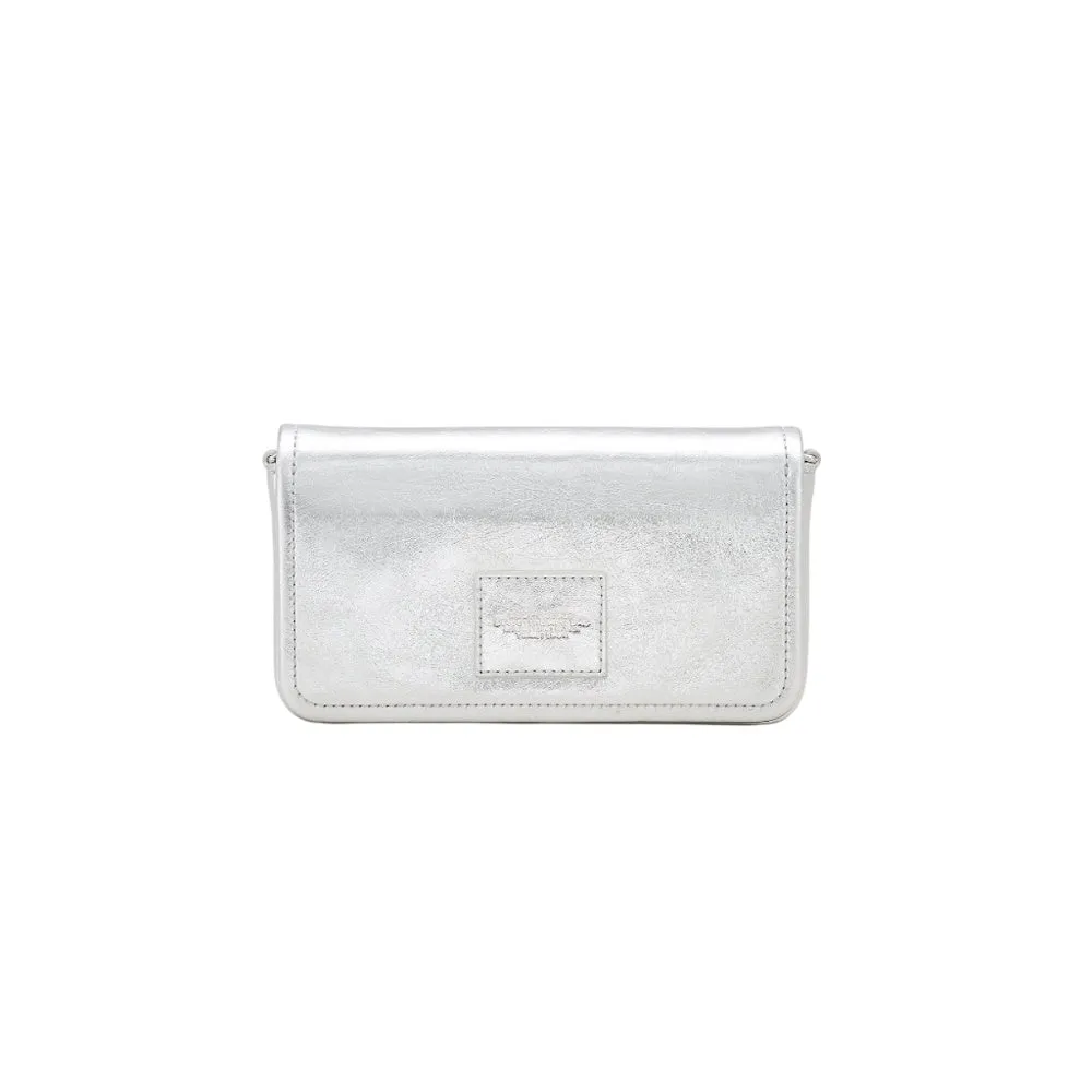 THE METALLIC LEATHER CHAIN MINI BAG