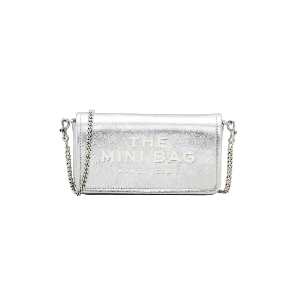 THE METALLIC LEATHER CHAIN MINI BAG