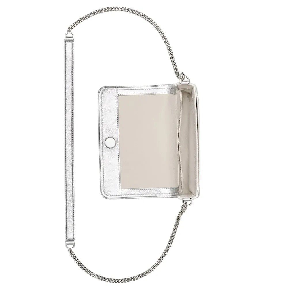 THE METALLIC LEATHER CHAIN MINI BAG