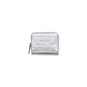 THE METALLIC LEATHER MINI COMPACT WALLET