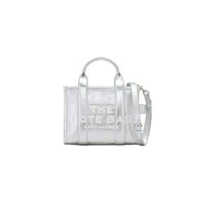 THE METALLIC LEATHER SMALL TOTE BAG