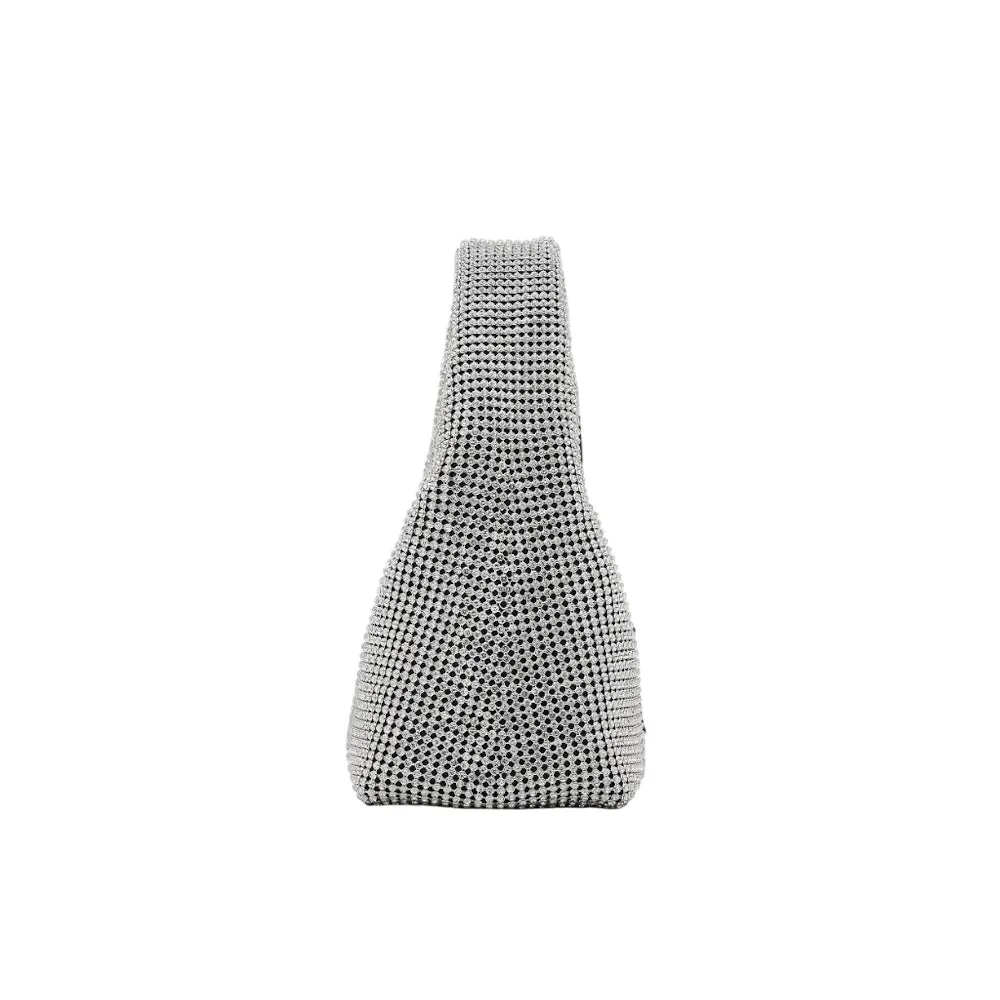 THE RHINESTONE MINI SACK BAG