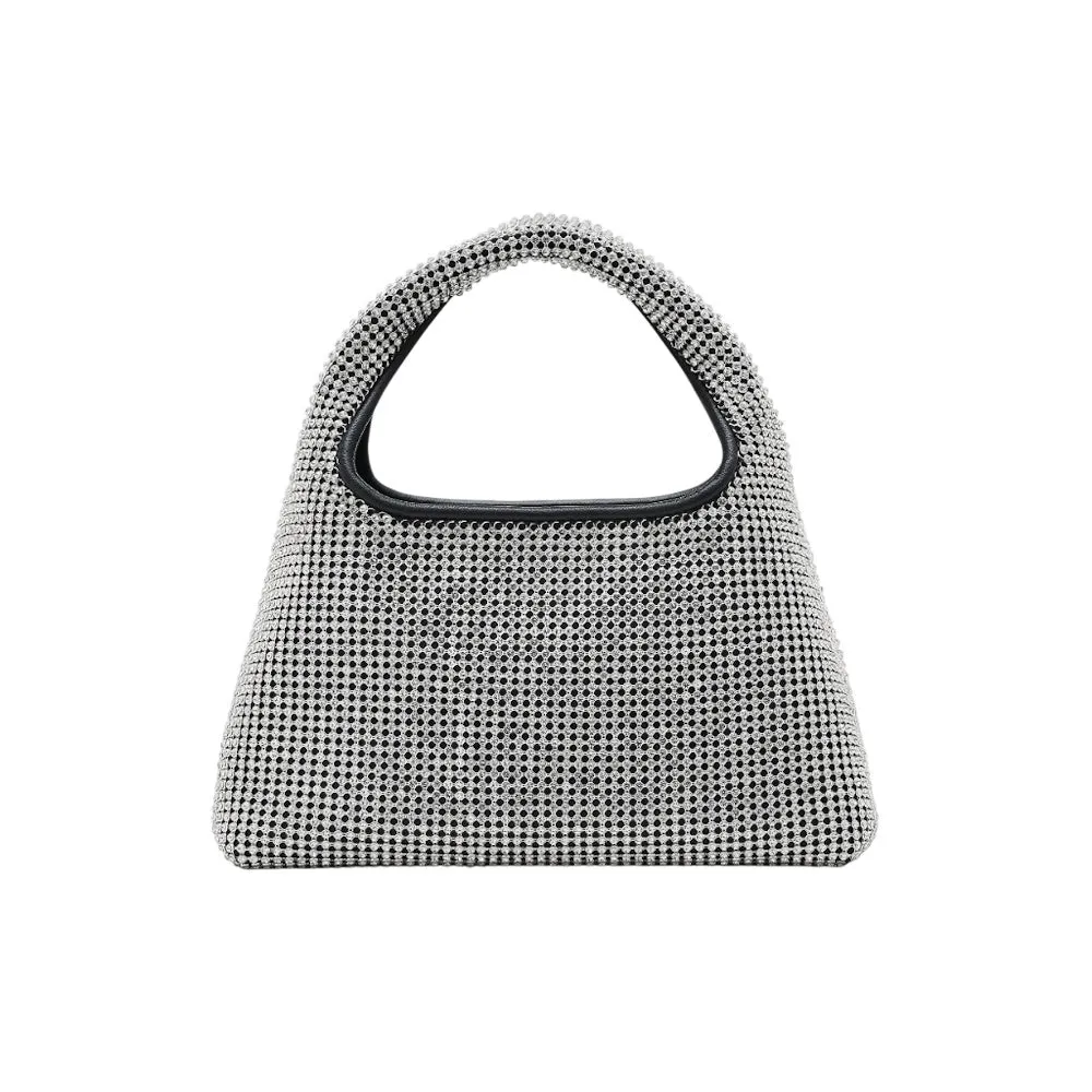 THE RHINESTONE MINI SACK BAG