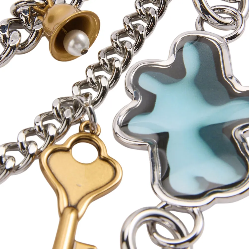 THE STICKER CHAIN SHOULDER STRAP