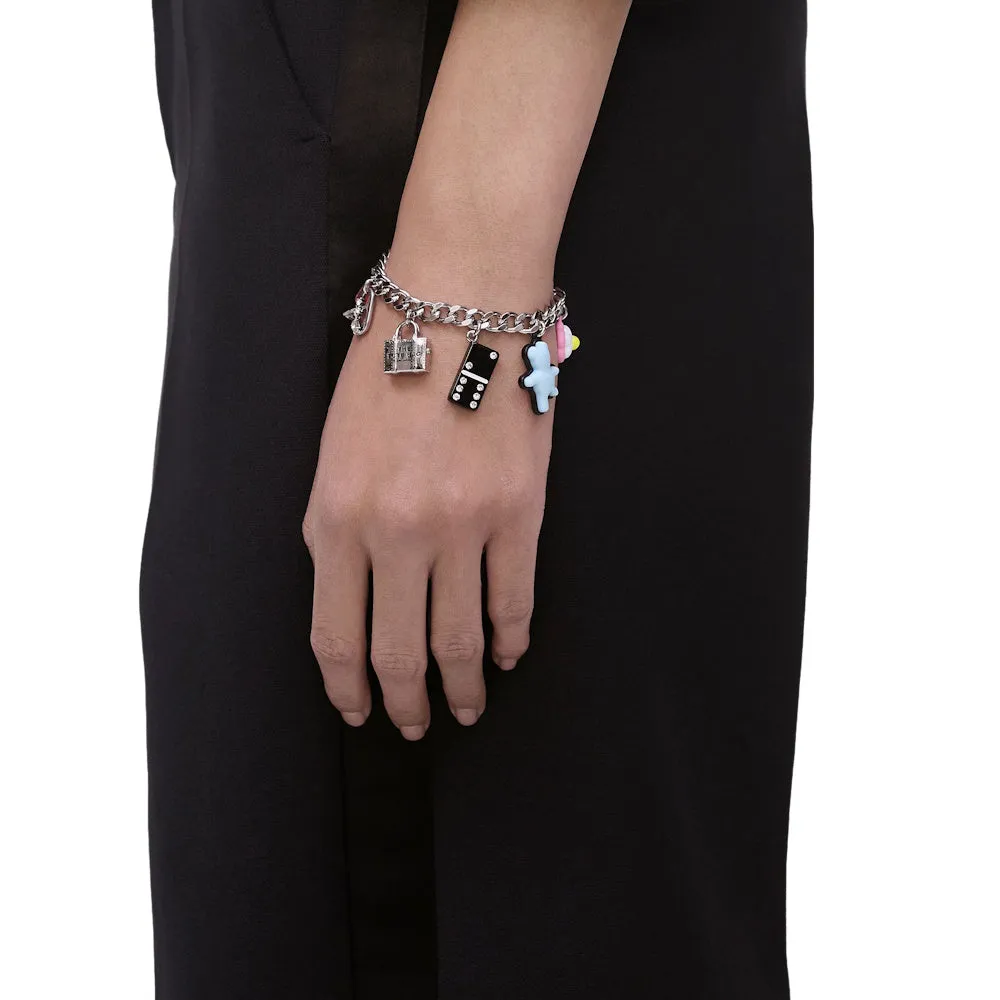 THE STICKER CHARM STATEMENT BRACELET