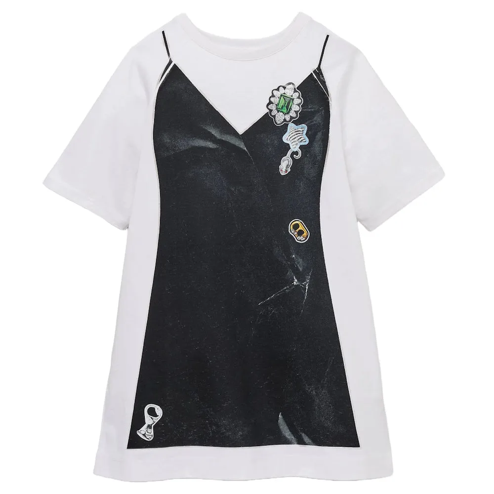 THE TROMPE L'OEIL T-SHIRT DRESS