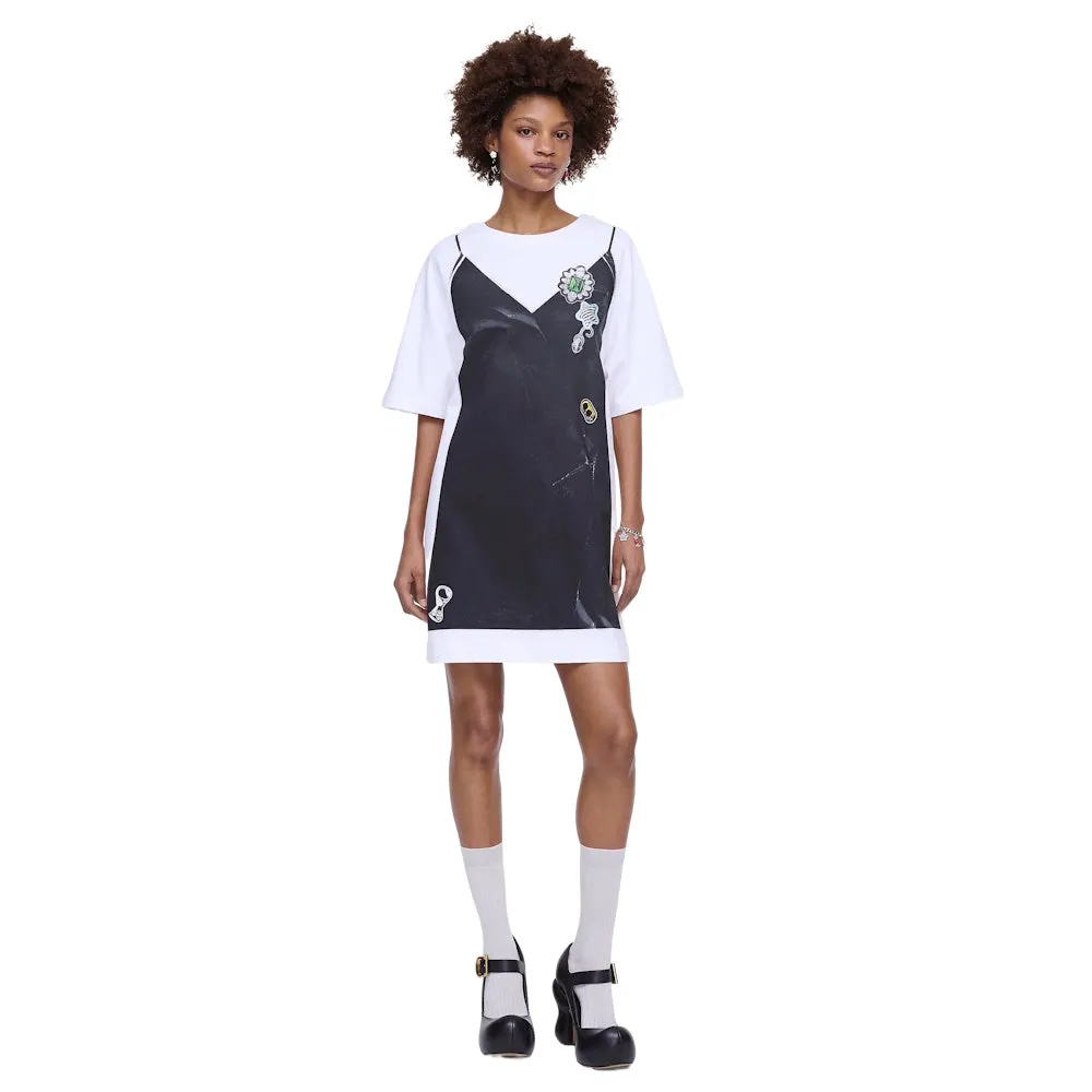 THE TROMPE L'OEIL T-SHIRT DRESS