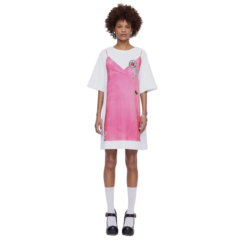 THE TROMPE L'OEIL T-SHIRT DRESS